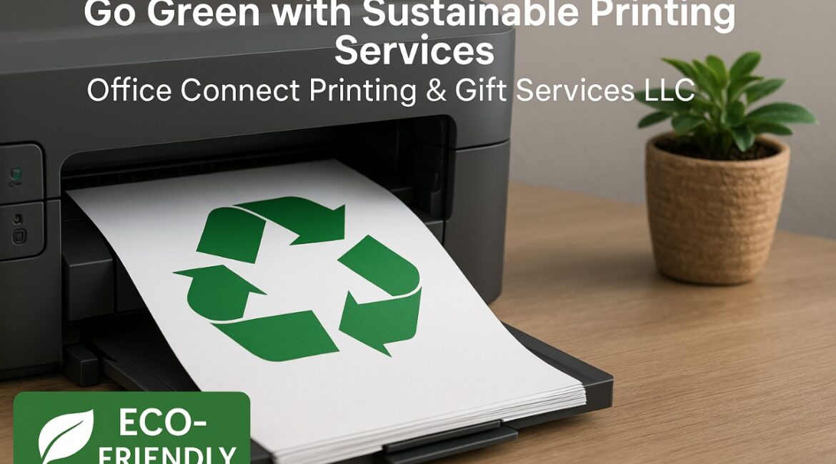 Sustainable Printing Services in Dubai