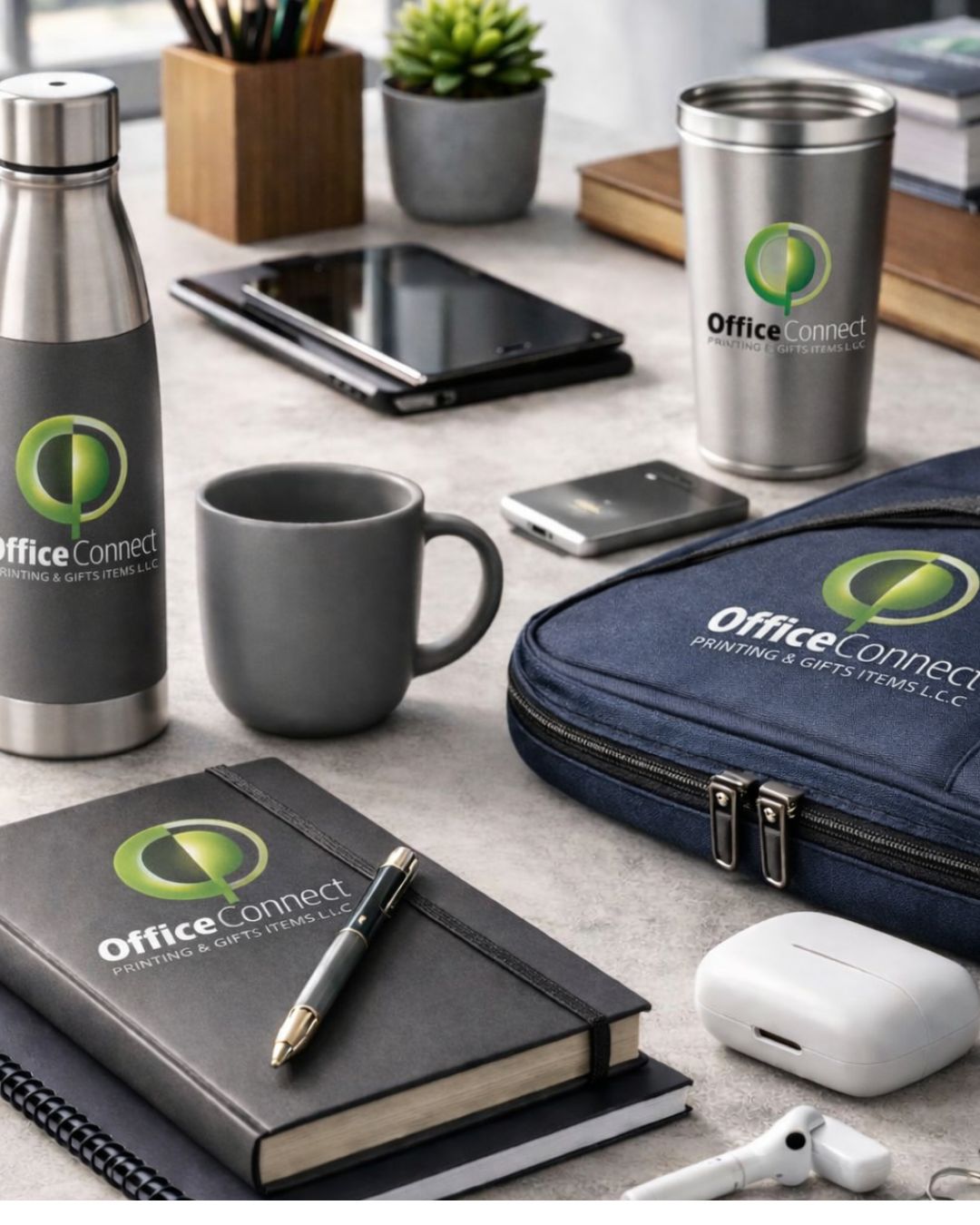 custom printed office essential in Dubai