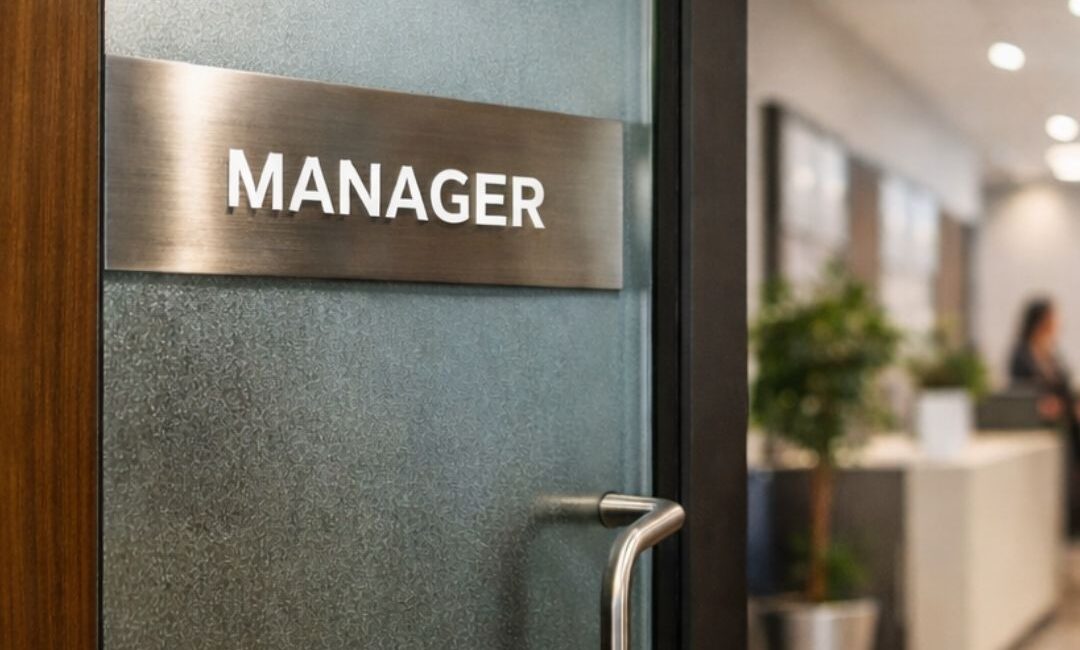 custom door signages for offices in UAE