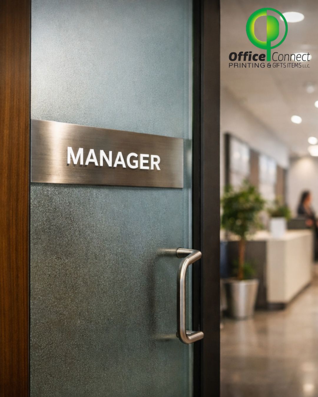 custom door signages for offices in UAE