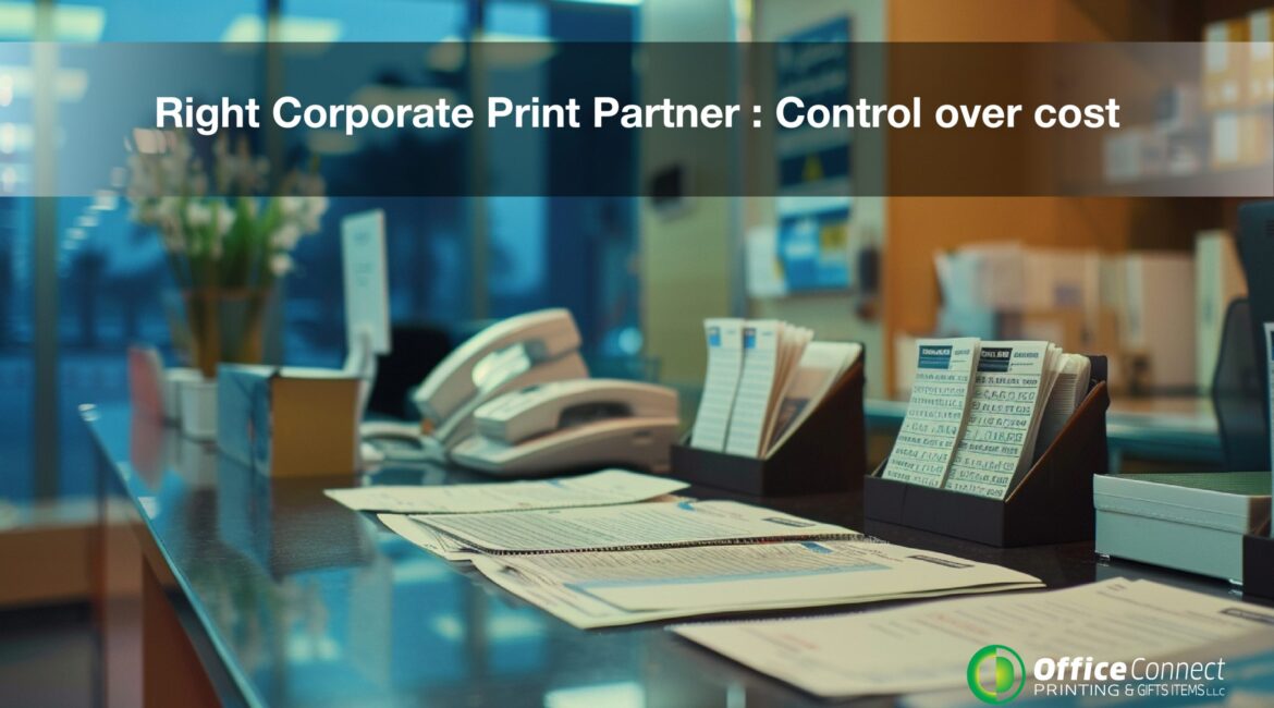 Professional corporate printing services in Dubai for large organizations